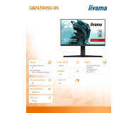 Monitor iiyama G-Master GB2470HSU-B5 Red Eagle - Pivot - 1142195 - zdjęcie 9